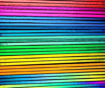 What is dichroic glass and how is it used in art glass?