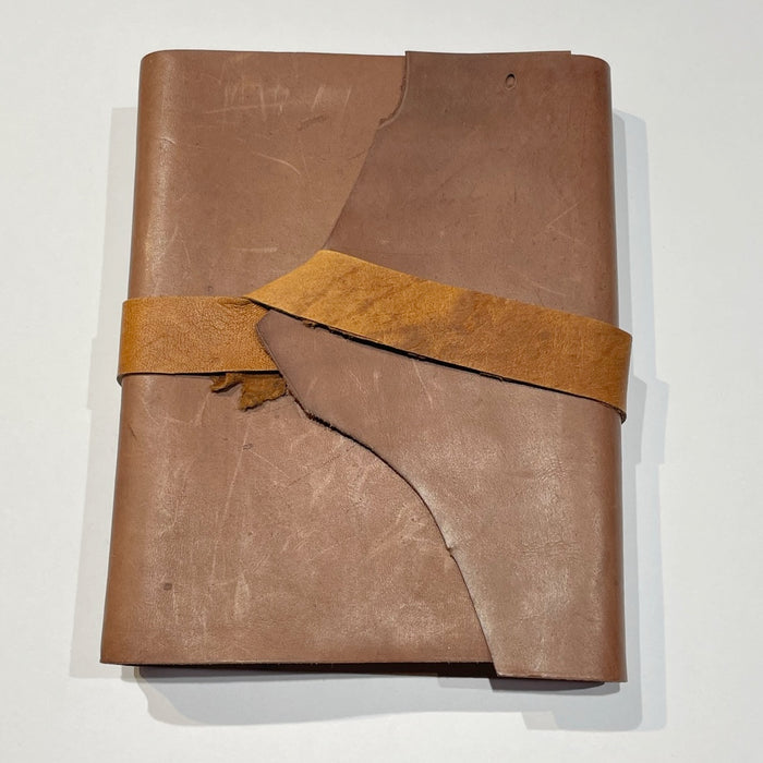 Handstitched leatherbound journal