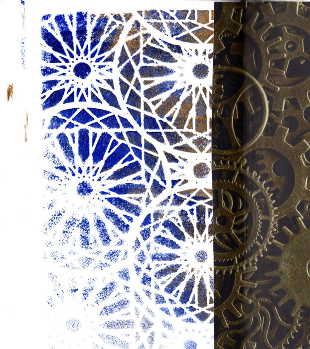 Handstitched and fully cased journal approx A5