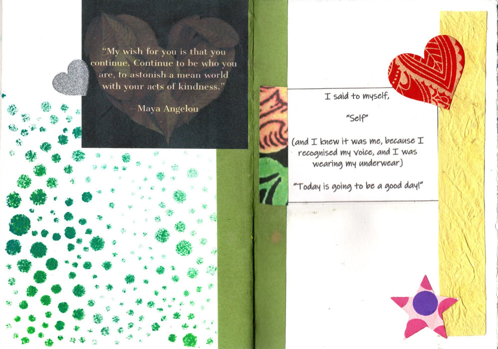 Handstitched and fully cased journal approx A5