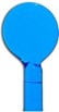 Singles - PER EACH - disc beads - transparent glass (approx 15.5mm x 6.75mm)