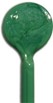 Singles - PER EACH - disc beads - opaque glass (approx 15.5mm x 6.75mm)