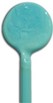 Singles - PER EACH - disc beads - opaque glass (approx 15.5mm x 6.75mm)