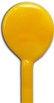 Singles - PER EACH - disc beads - opaque glass (approx 15.5mm x 6.75mm)