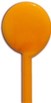 Singles - PER EACH - disc beads - opaque glass (approx 15.5mm x 6.75mm)