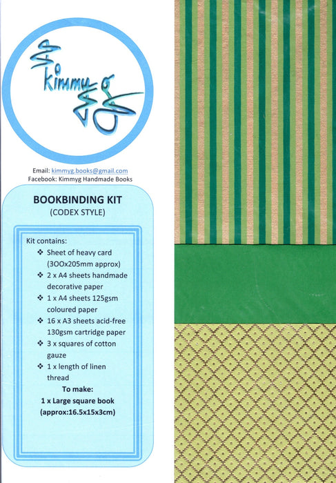 Handmade Book Kit 1014 large square format
