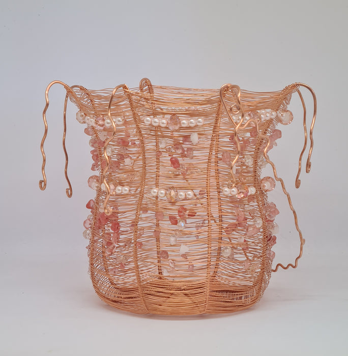 Woven copper wire  basket