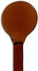 Singles - PER EACH - Spacers (Effetre/Moretti) - Transparents (PLAIN - not etched), two sizes - 1.8mm mandrels