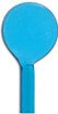 Singles - PER EACH - Spacers (Effetre/Moretti) - Transparents (PLAIN - not etched), two sizes - 1.8mm mandrels