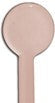 Singles - PER EACH - Spacers (Effetre/Moretti) - Transparents (PLAIN - not etched), two sizes - 1.8mm mandrels