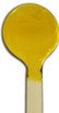 Singles - PER EACH - Spacers (Effetre/Moretti) - Transparents (PLAIN - not etched), two sizes - 1.8mm mandrels
