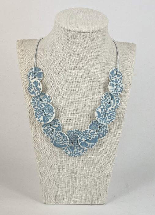 Fine porcelain necklace