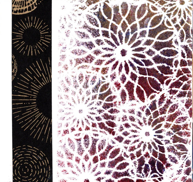 Decorated handbound book or journal large square format