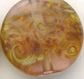 Singles - PER EACH - Tabs - Transparent base with raku frit - 0011R