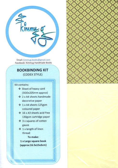 Handmade Book Kit 1016 large square format