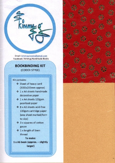 Handmade Book Kit 1019 approx A6