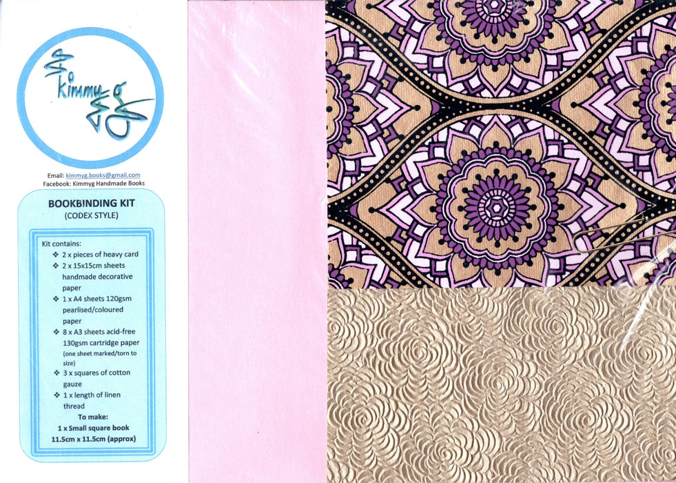 Handmade Book Kit 1020 small square format