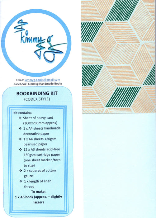 Handmade Book Kit 1011 approx A6
