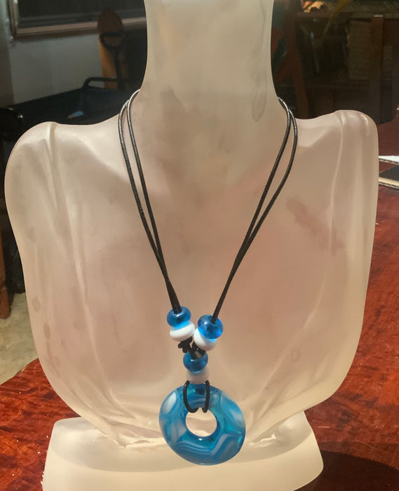 Freshmint fused pendant - large adjustable