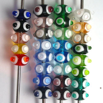 Singles - PER EACH - Basic transparent base, white and transparent dot - 070801R