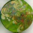 Singles - PER EACH - Tabs - Transparent base with raku frit - 0011R